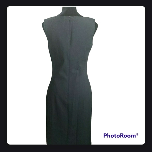 Shin Choi | Sheath Charcoal Black Dress Size 6 - Picture 3 of 9
